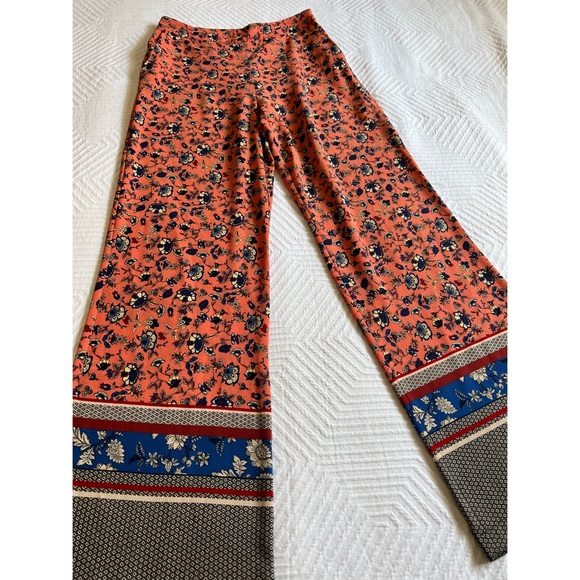 Top Shop - size 6 - High Waisted Floral Print Pants - Picture 2 of 14